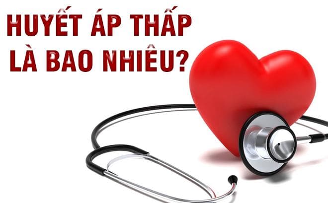 Huyết áp thấp có chỉ sô bao nhiêu