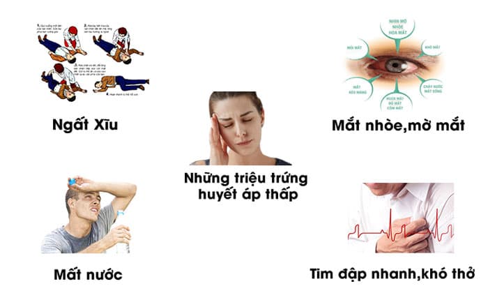 Những triệu trứng của bệnh huyết áp thấp thường xảy ra